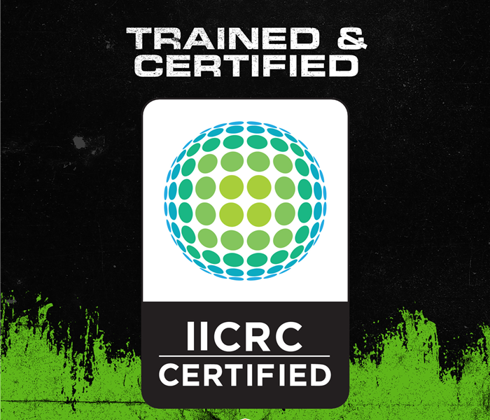 IICRC logo on a black background